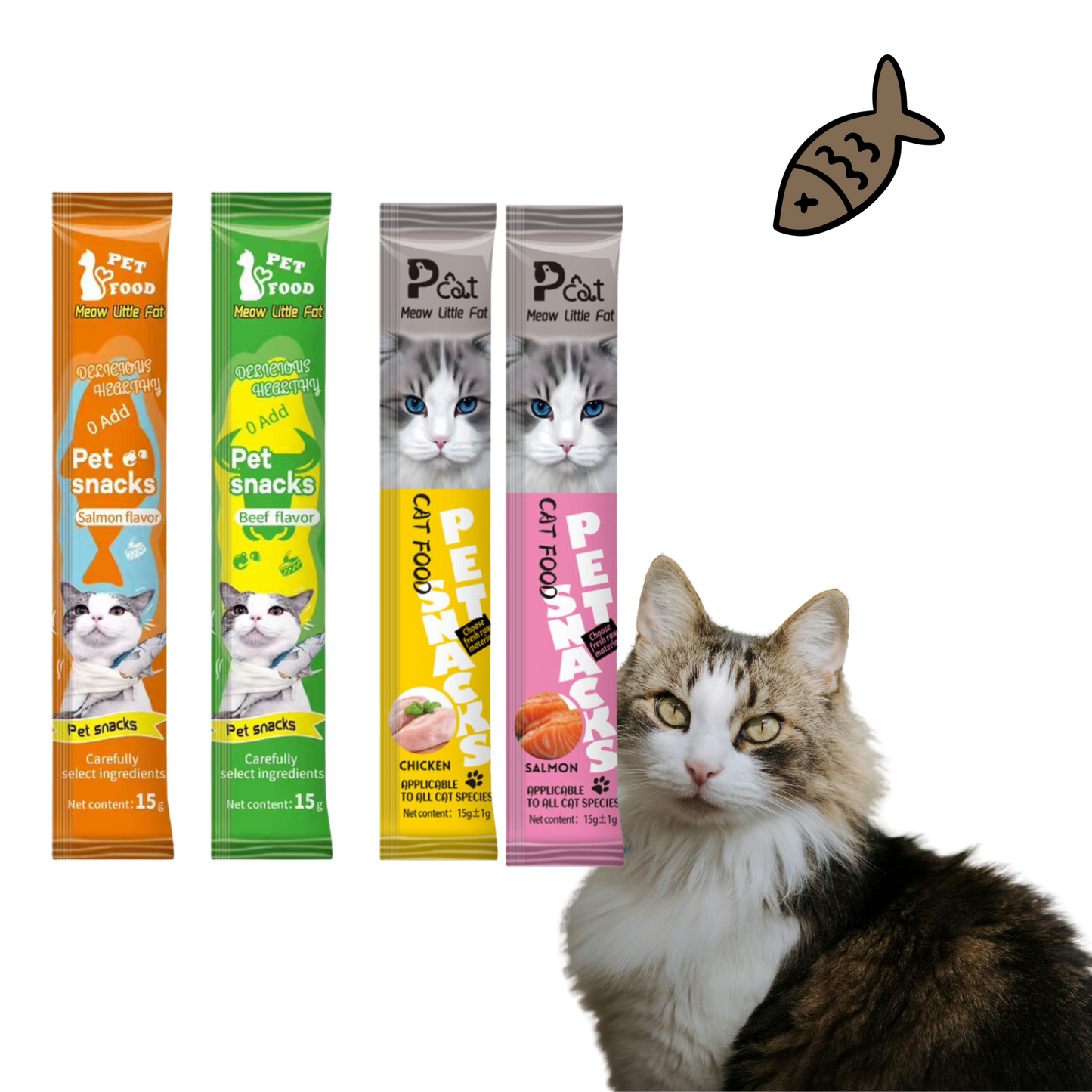 Meow Little Fat by AGL Pet: The Perfect Cat Snack for Your Shop